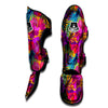 Tropical Hibiscus Flower Hawaiian Print Muay Thai Shin Guard-grizzshop