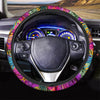 Tropical Hibiscus Flower Hawaiian Print Steering Wheel Cover-grizzshop