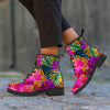 Tropical Hibiscus Flower Hawaiian Print Women's Boots-grizzshop