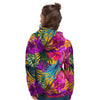 Tropical Hibiscus Flower Hawaiian Print Women's Hoodie-grizzshop