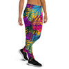 Tropical Hibiscus Flower Hawaiian Print Women's Joggers-grizzshop