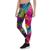 Tropical Hibiscus Flower Hawaiian Print Women's Leggings-grizzshop