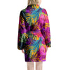 Tropical Hibiscus Flower Hawaiian Print Women's Robe-grizzshop