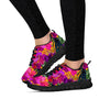 Tropical Hibiscus Flower Hawaiian Print Women's Sneakers-grizzshop