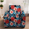 Tropical Hibiscus Flower Print Armchair Cover-grizzshop