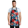 Tropical Hibiscus Flower Print Men's Apron-grizzshop