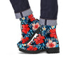 Tropical Hibiscus Flower Print Men's Boots-grizzshop