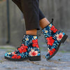 Tropical Hibiscus Flower Print Men's Boots-grizzshop