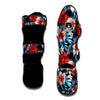 Tropical Hibiscus Flower Print Muay Thai Shin Guard-grizzshop