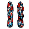 Tropical Hibiscus Flower Print Muay Thai Shin Guard-grizzshop