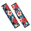 Tropical Hibiscus Flower Print Seat Belt Cover-grizzshop