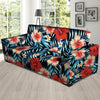 Tropical Hibiscus Flower Print Sofa Cover-grizzshop