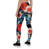 Tropical Hibiscus Flower Print Women's Leggings-grizzshop