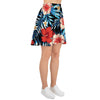 Tropical Hibiscus Flower Print Women's Skirt-grizzshop