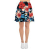 Tropical Hibiscus Flower Print Women's Skirt-grizzshop