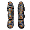 Tropical Island And Stripes Print Pattern Muay Thai Shin Guards-grizzshop