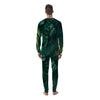 Tropical Leaf Natural Print Men's Pajamas-grizzshop