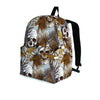 Tropical Leaf Skull Backpack-grizzshop