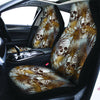 Tropical Leaf Skull Car Seat Covers-grizzshop
