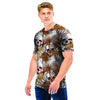 Tropical Leaf Skull Men T Shirt-grizzshop