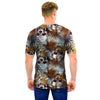 Tropical Leaf Skull Men T Shirt-grizzshop