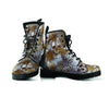 Tropical Leaf Skull Men's Boots-grizzshop