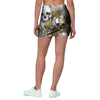 Tropical Leaf Skull Mini Skirt-grizzshop