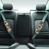 Tropical Leaf Skull Seat Belt Cover-grizzshop