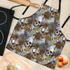 Tropical Leaf Skull Women's Apron-grizzshop