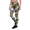 Tropical Leaf Skull Women's Leggings-grizzshop