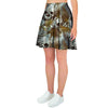 Tropical Leaf Skull Women's Skirt-grizzshop