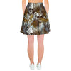 Tropical Leaf Skull Women's Skirt-grizzshop