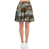 Tropical Leaf Skull Women's Skirt-grizzshop