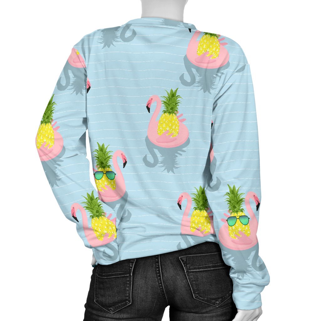 Tropical Leave Big Pineapple Print Sweatshirt-grizzshop
