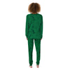 Tropical Leaves Green Print Pattern Women's Pajamas-grizzshop