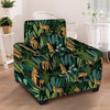 Tropical Leopard Hawaiian Print Armchair Cover-grizzshop