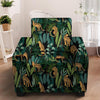 Tropical Leopard Hawaiian Print Armchair Cover-grizzshop