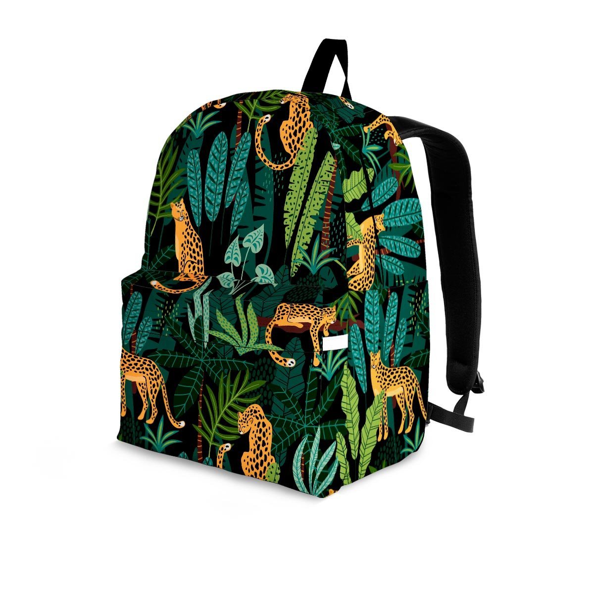 Tropical Leopard Hawaiian Print Backpack-grizzshop