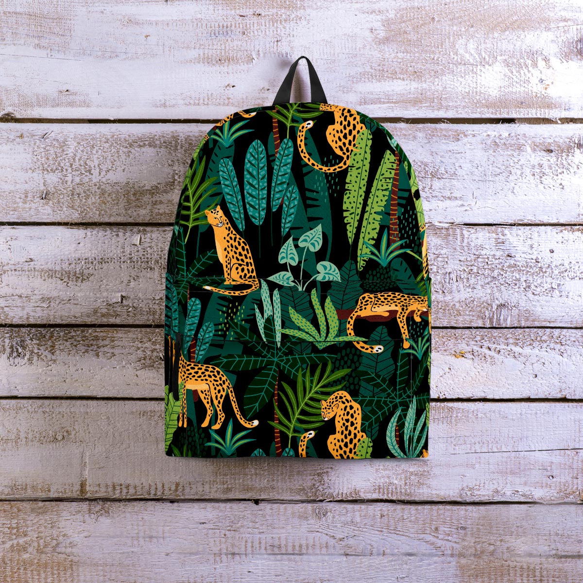 Tropical Leopard Hawaiian Print Backpack-grizzshop