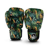 Tropical Leopard Hawaiian Print Boxing Gloves-grizzshop