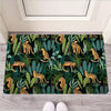 Tropical Leopard Hawaiian Print Door Mat-grizzshop