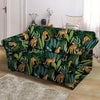 Tropical Leopard Hawaiian Print Loveseat Cover-grizzshop