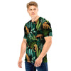 Tropical Leopard Hawaiian Print Men T Shirt-grizzshop