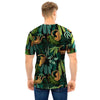 Tropical Leopard Hawaiian Print Men T Shirt-grizzshop