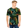 Tropical Leopard Hawaiian Print Men T Shirt-grizzshop