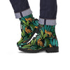 Tropical Leopard Hawaiian Print Men's Boots-grizzshop