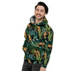 Tropical Leopard Hawaiian Print Men's Hoodie-grizzshop