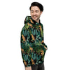 Tropical Leopard Hawaiian Print Men's Hoodie-grizzshop