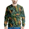 Tropical Leopard Hawaiian Print Men's Sweatshirt-grizzshop