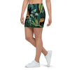 Tropical Leopard Hawaiian Print Mini Skirt-grizzshop